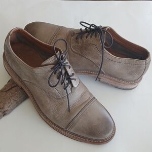 FRYE Paul Bal Cap Toe Oxford  Distressed Shoe Mens Sz 9
